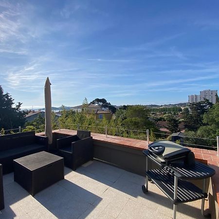 Haut De Villa Vue Mer La Seyne-sur-Mer Bagian luar foto